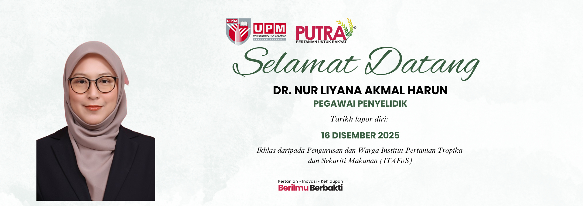 Selamat Datang Dr Liyana